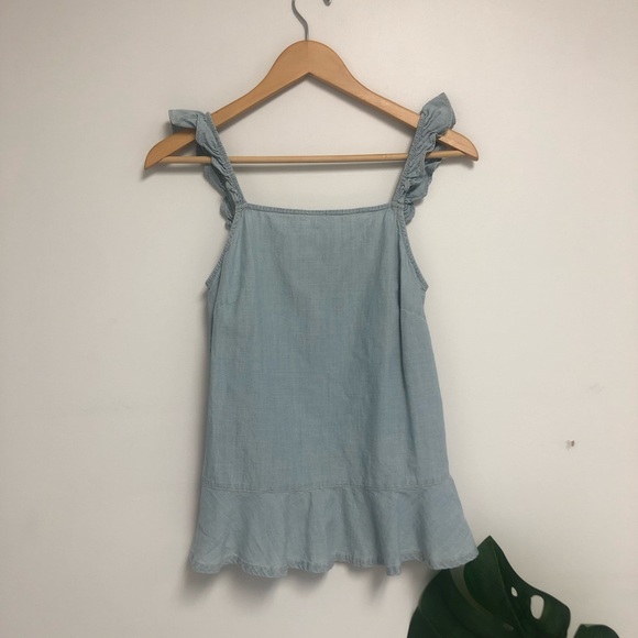Madewell Chambray Cami - Picture 3 of 8
